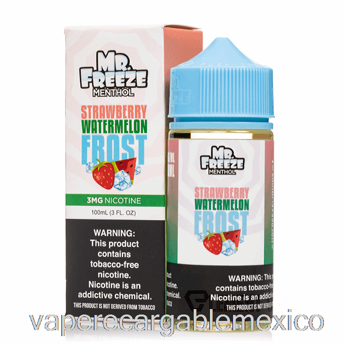 Vape Recargable Fresa Sandía Frost - Mr Frozen - 100ml 3mg